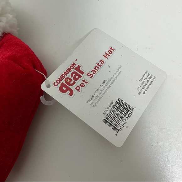 NWT Pet Santa hat Headband - Picture 2 of 4